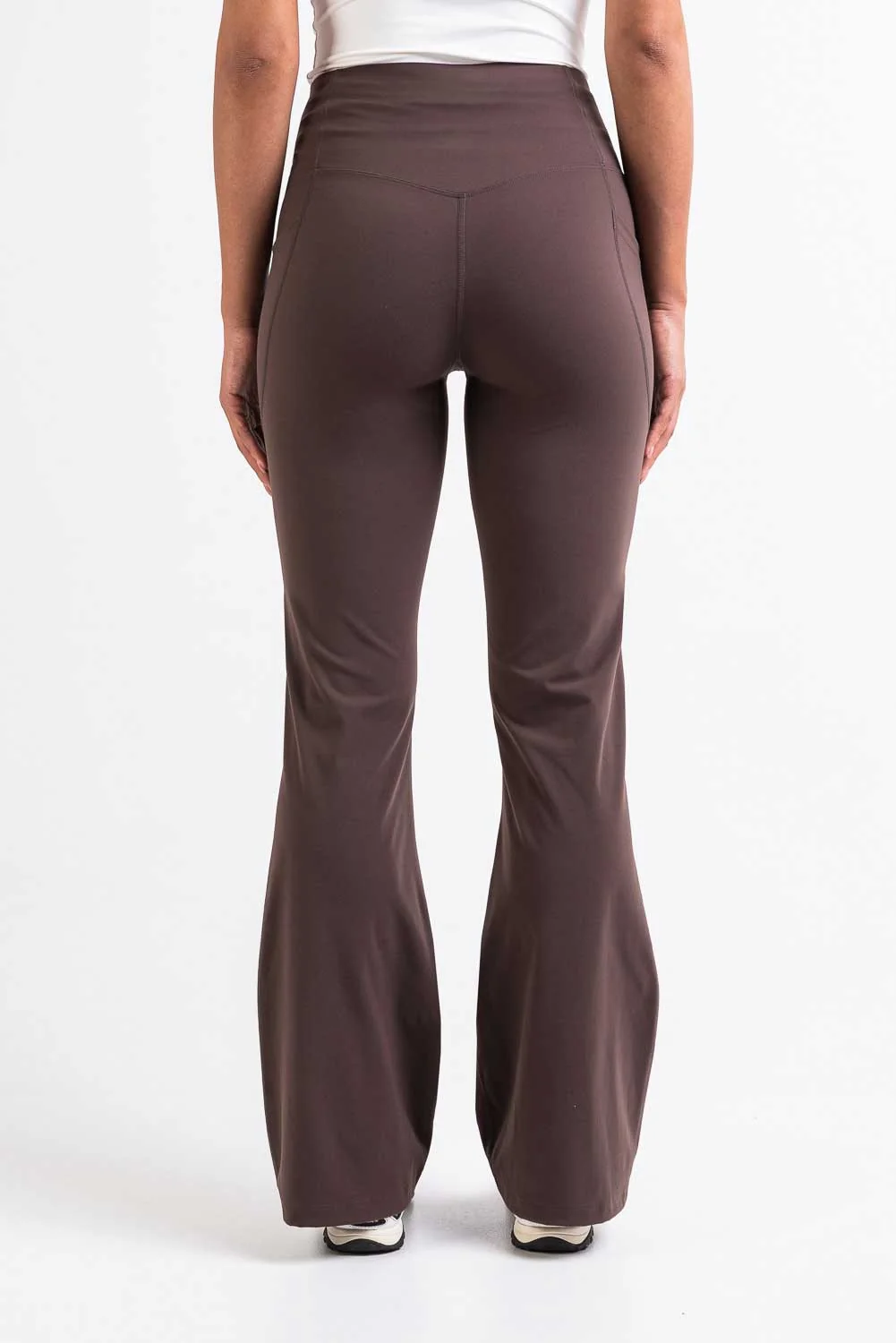 Aria 01High Bootcut Sportbyxor - Mocca - Image 6
