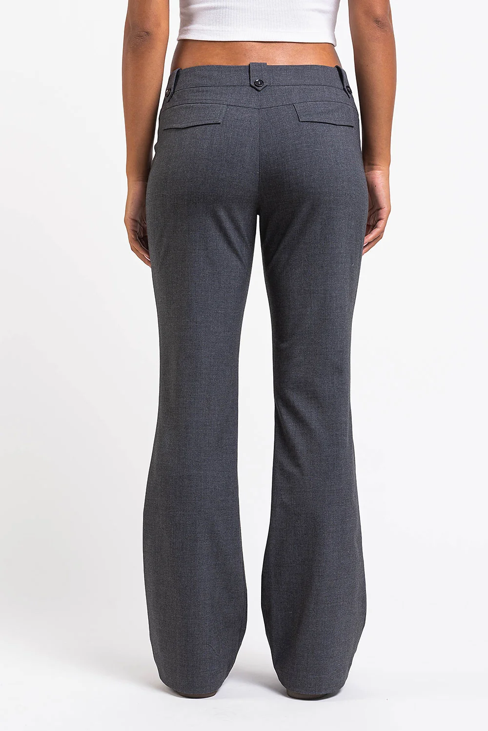 Bonnie 03Low Bootcut Kostymbyxor - Grey - Image 4