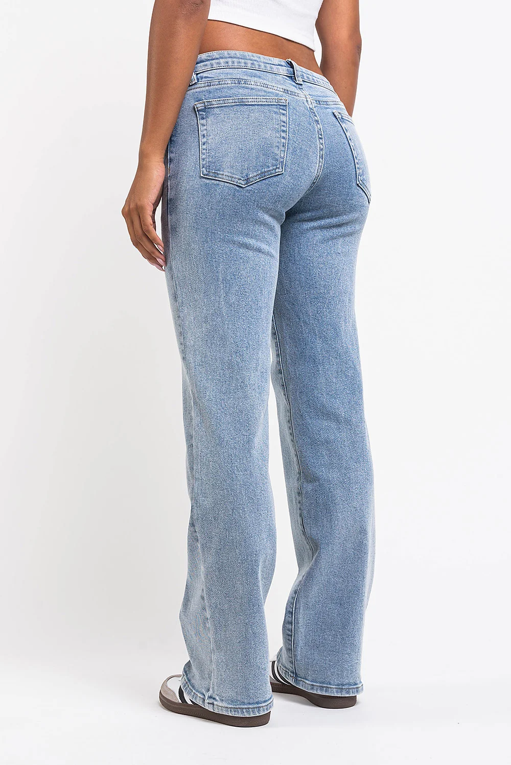 Dina 02Low Raka Jeans - Mid Blue - Image 2