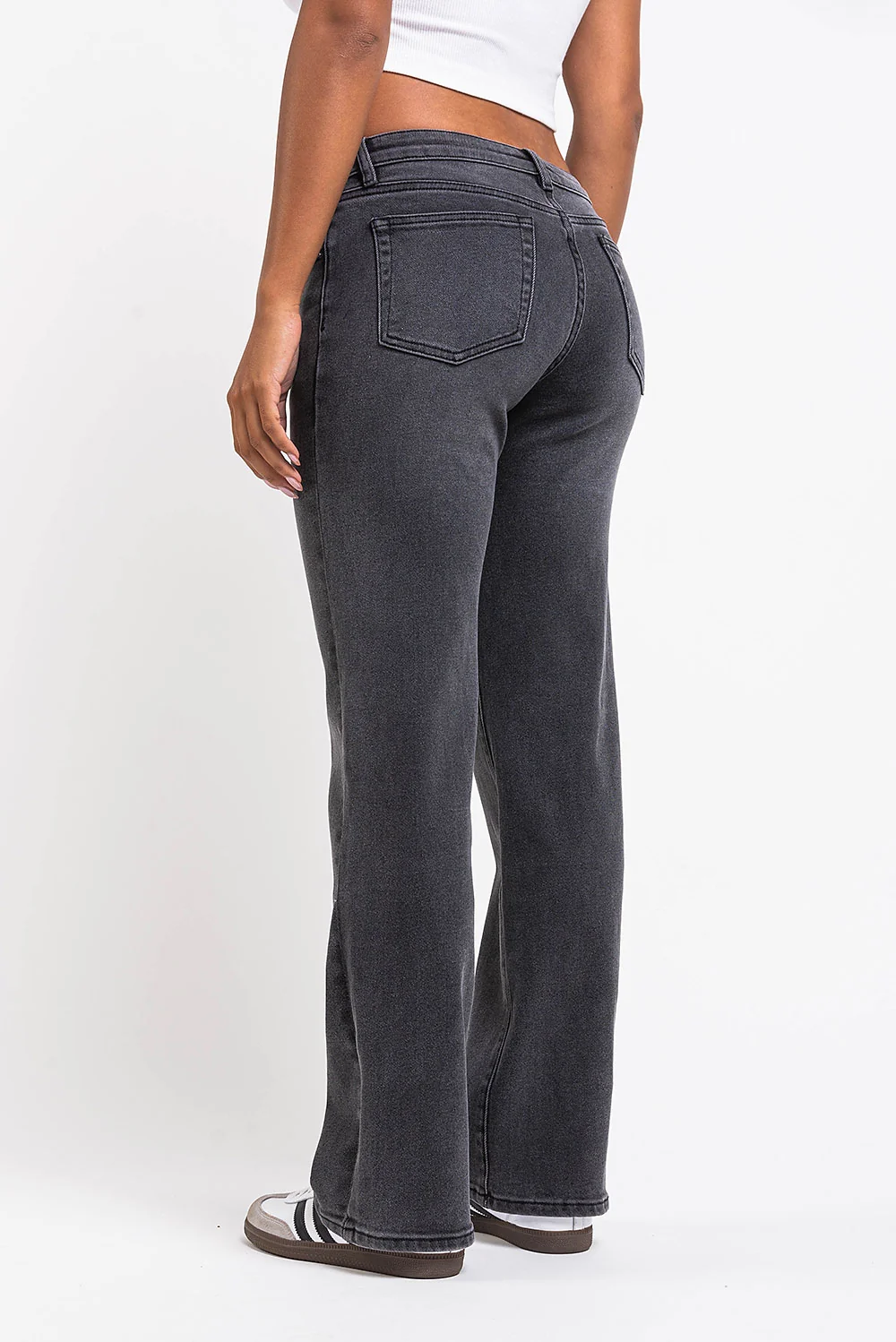 Dina 02Low Raka Jeans - Dark Grey - Image 3
