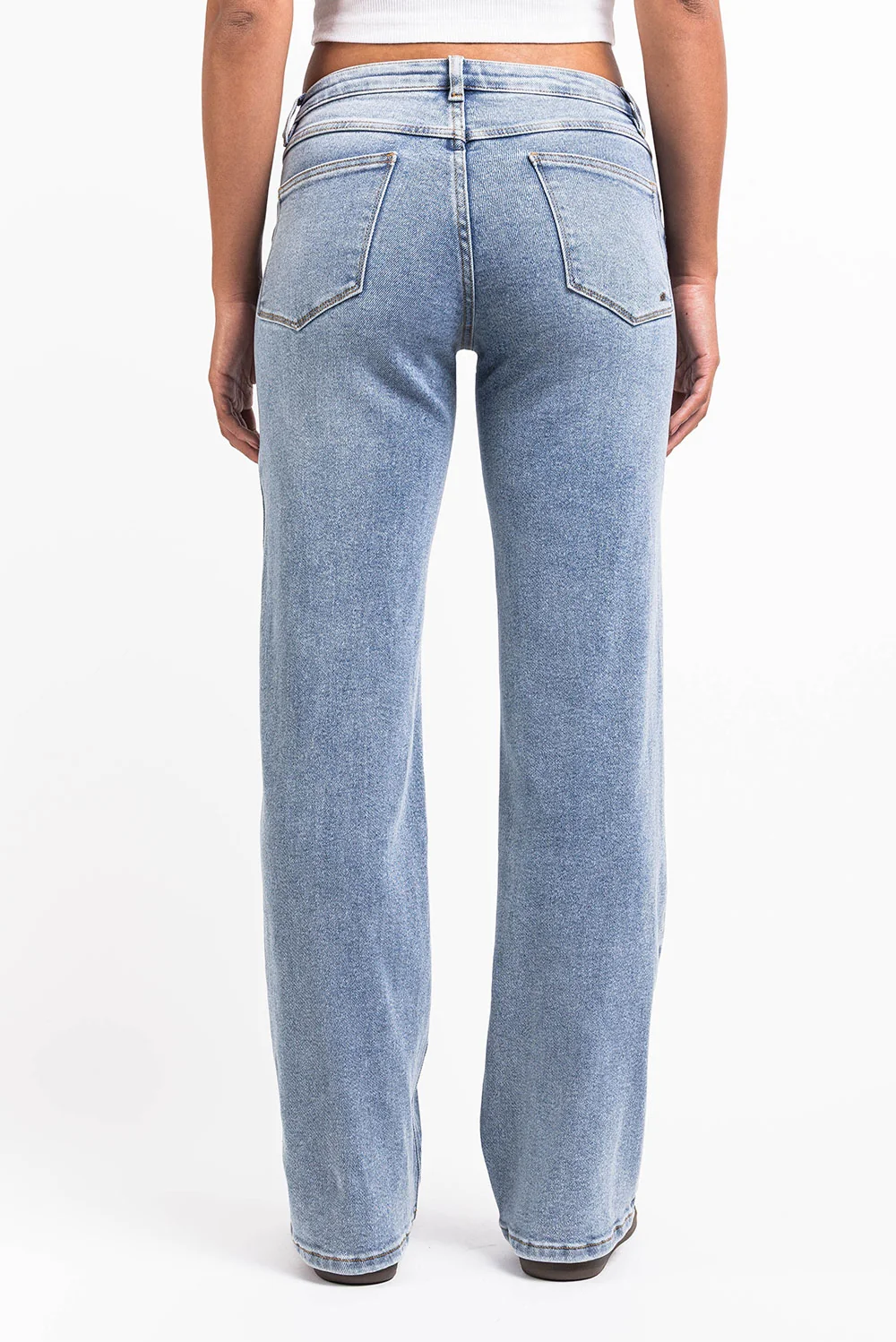 Dina 03Low Raka Jeans - Mid Blue - Image 5