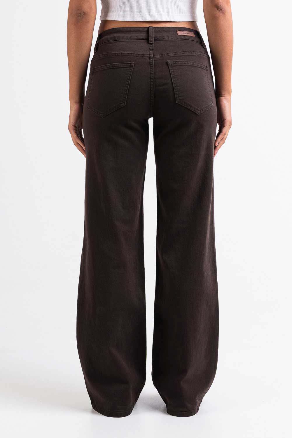 Disa 01Low Raka Jeans - Dark Brown - Image 5
