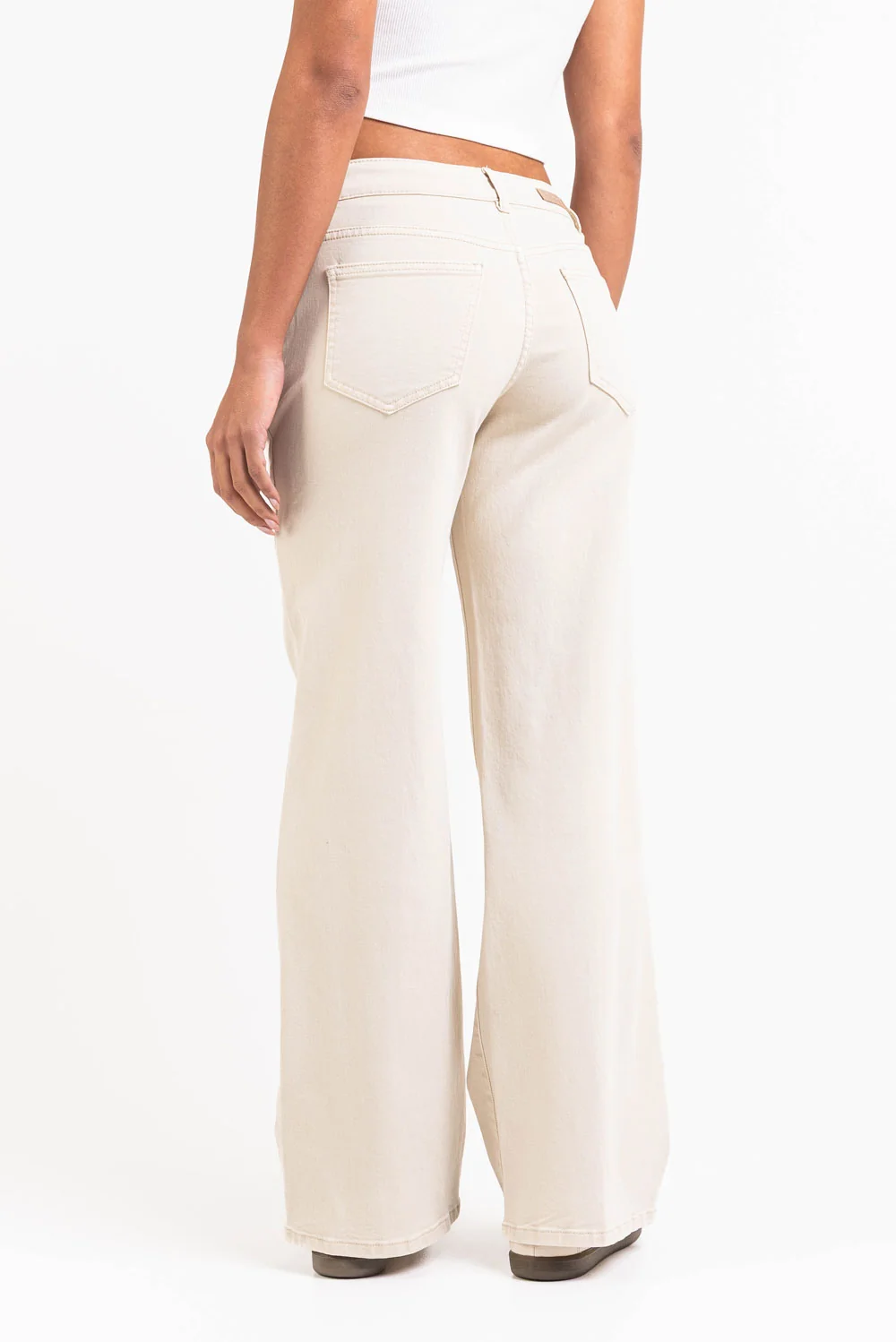 Disa 01Mid Raka Jeans - Beige - Image 6