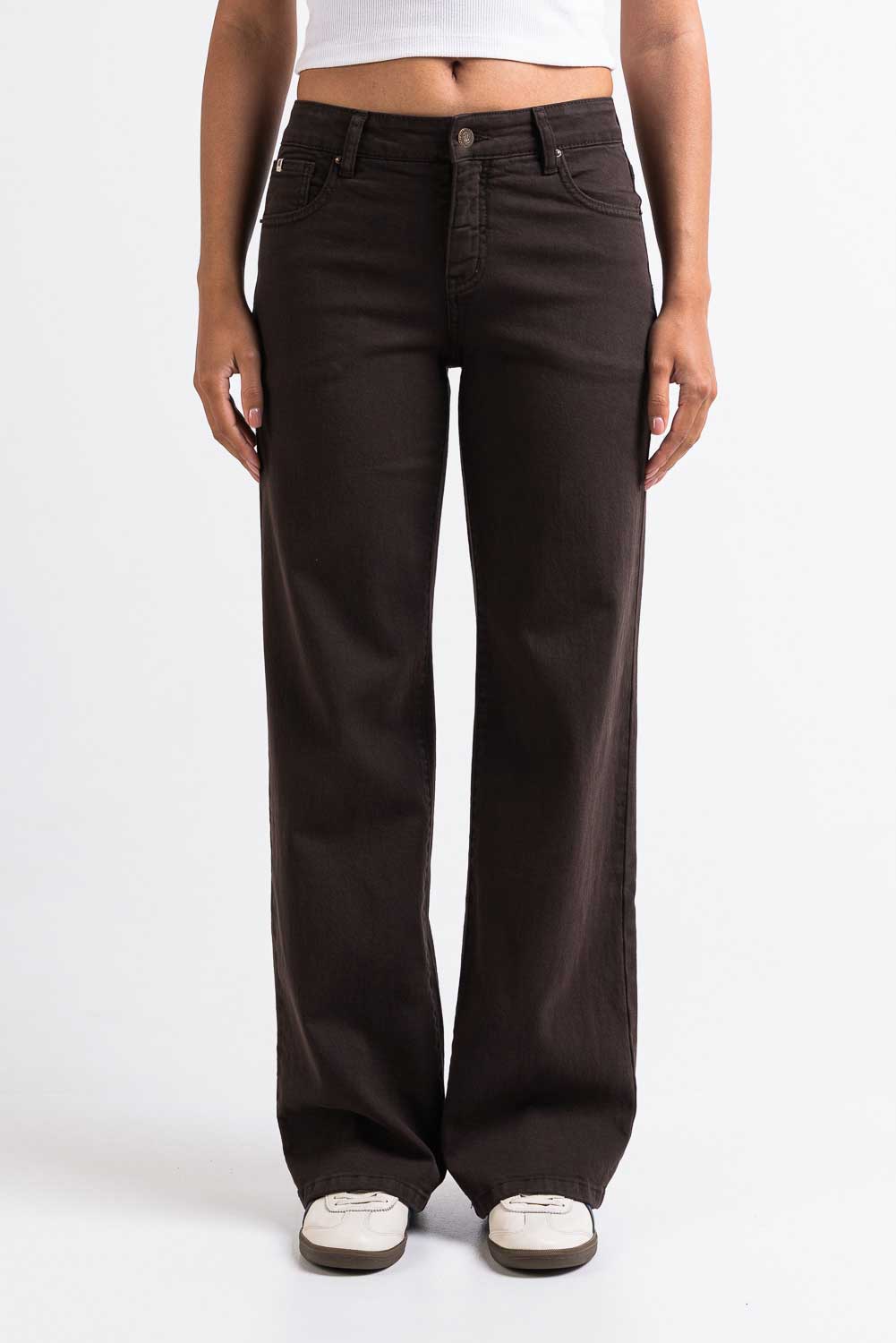 Disa 01Mid Raka Jeans - Dark Brown
