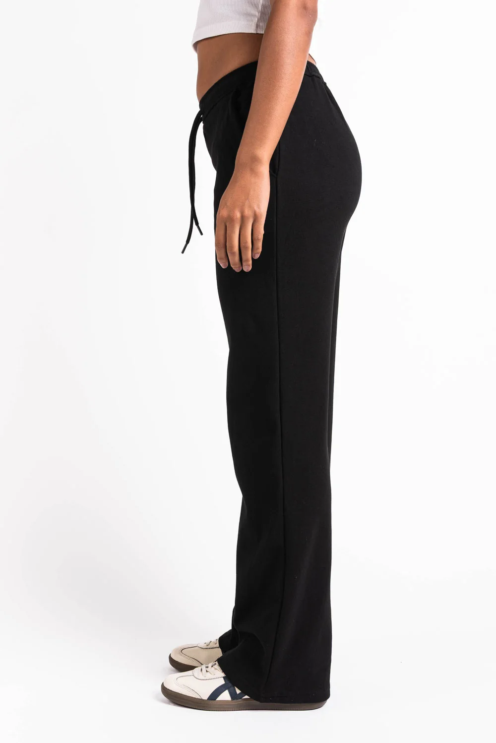 Eyla 01Mid Raka Loungebyxor - Black - Image 7