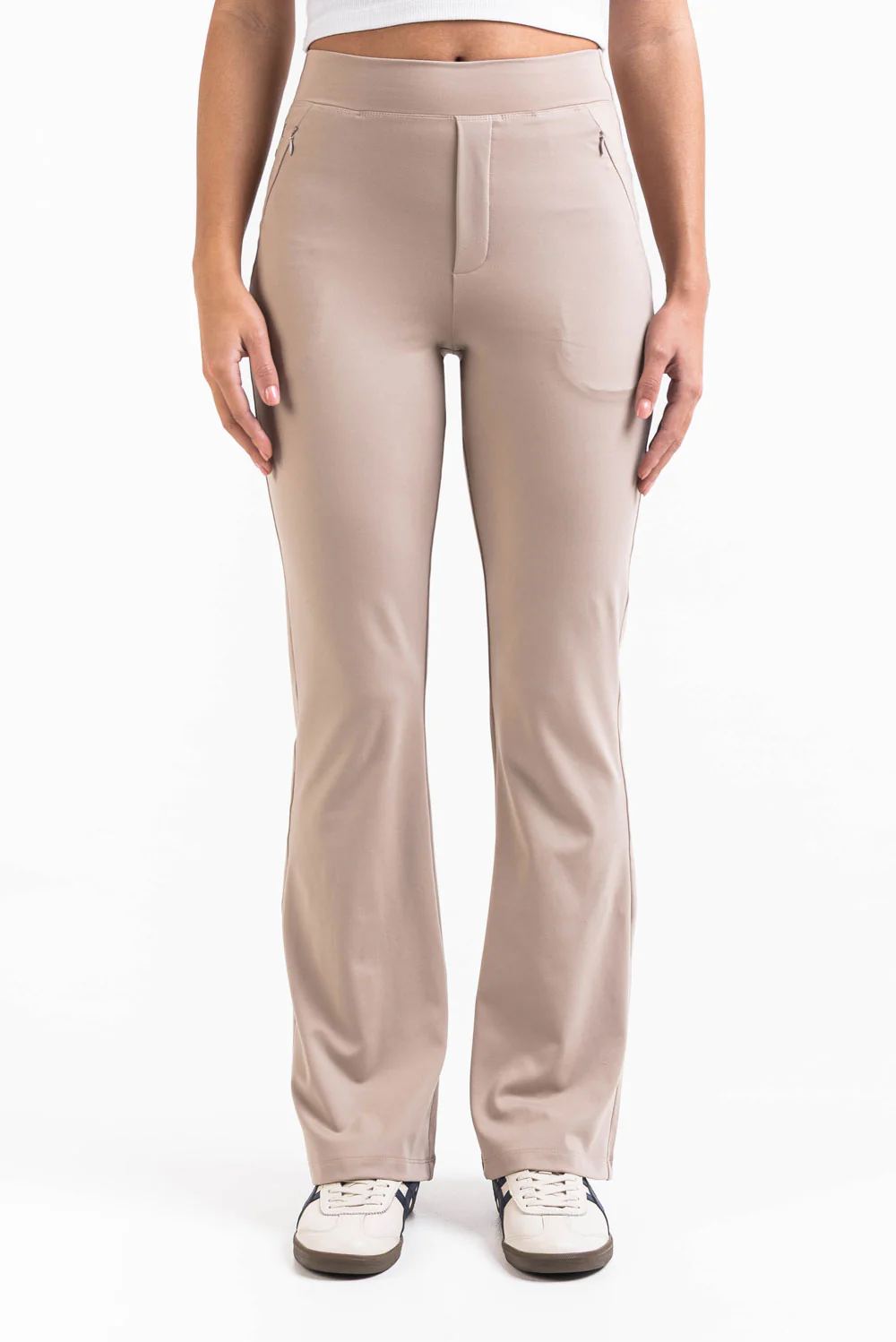 Holly 04High ActiveFlex Bootcut Byxor - Beige