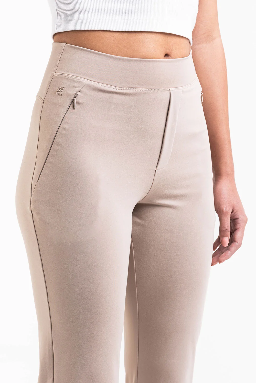 Holly 04High ActiveFlex Bootcut Byxor - Beige - Image 6