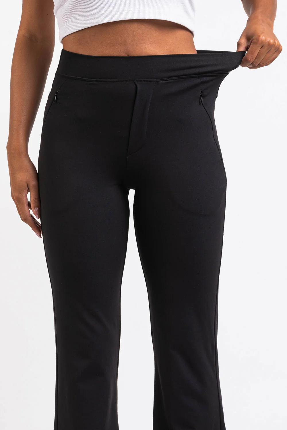 Holly 04High ActiveFlex Bootcut Byxor - Black - Image 3