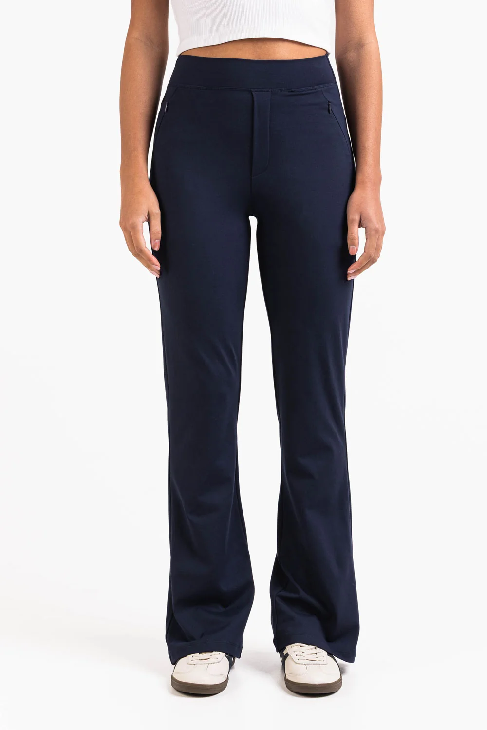 Holly 04High ActiveFlex Bootcut Byxor - Navy - Image 3