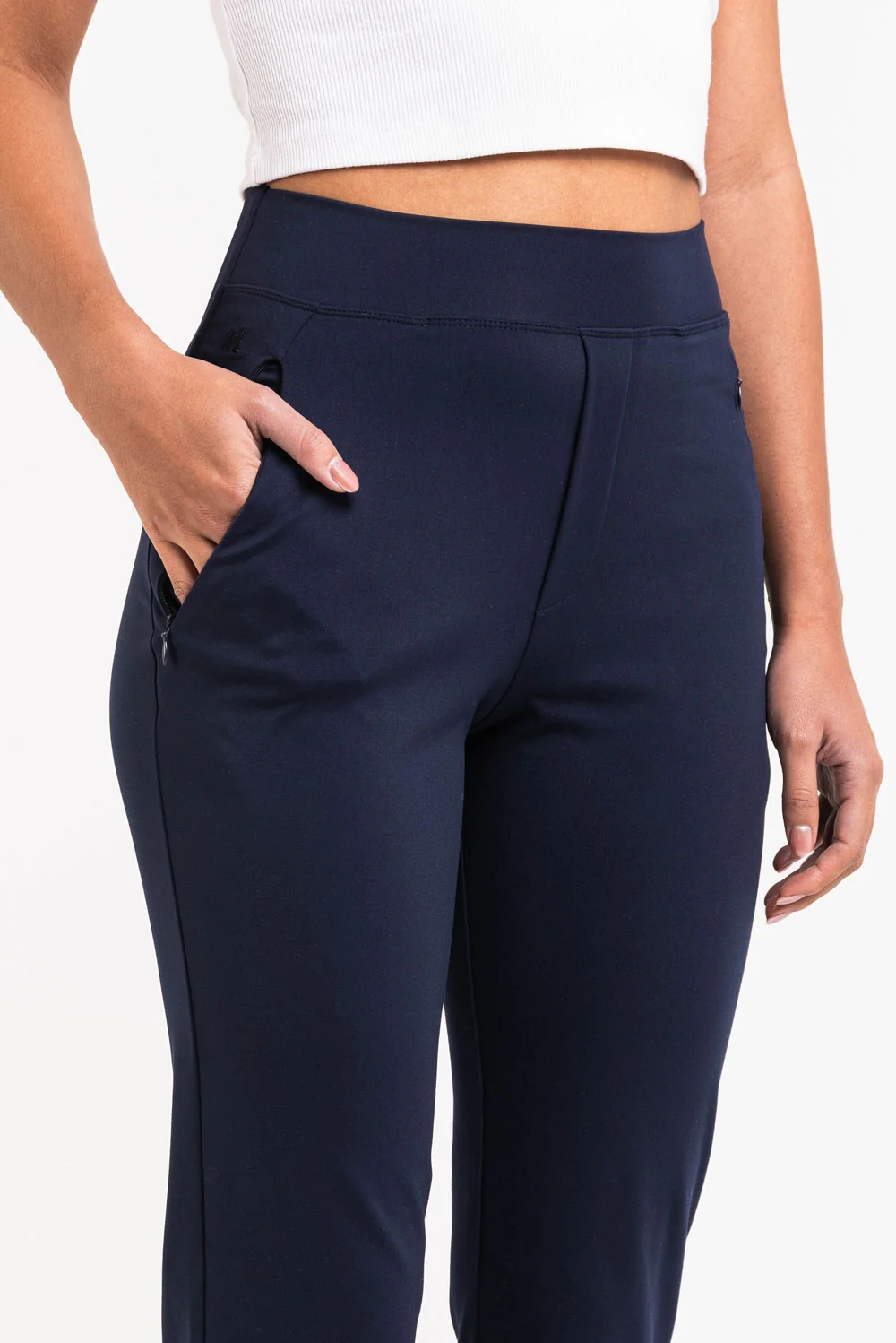 Holly 04High ActiveFlex Bootcut Byxor - Navy - Image 6