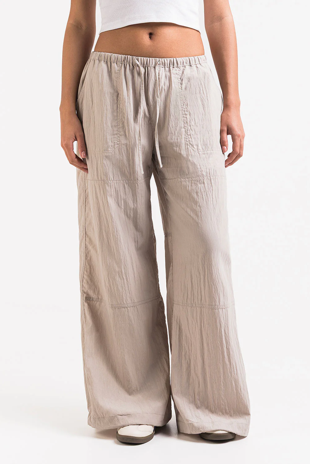 Juno 01Low Extra Vida Parachutebyxor - Beige