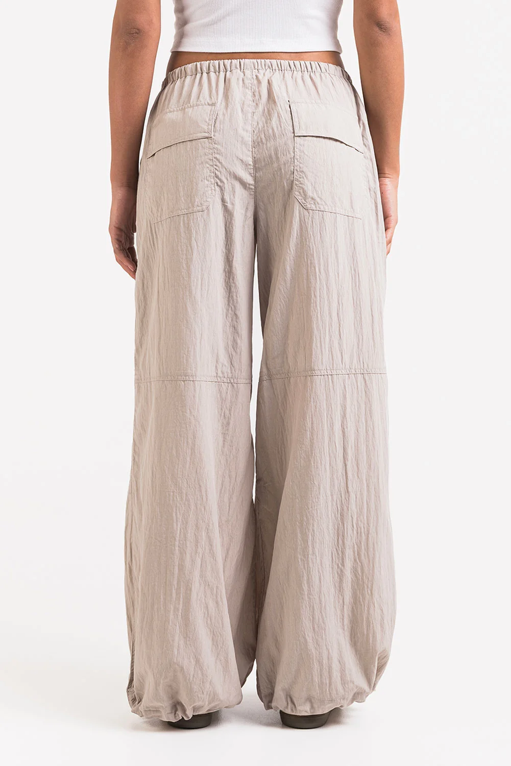 Juno 01Low Extra Vida Parachutebyxor - Beige - Image 2