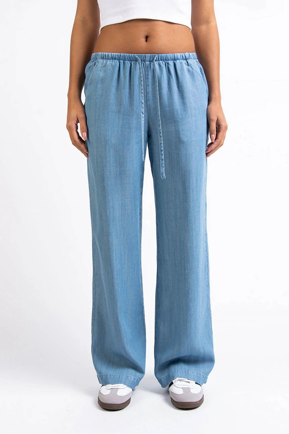 Mel 03Low Raka Loungebyxor - Bleach Blue - Image 5