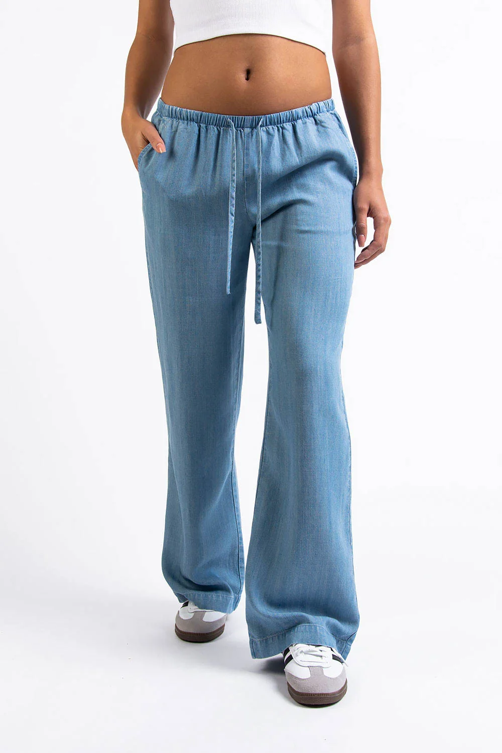 Mel 03Low Raka Loungebyxor - Bleach Blue - Image 7