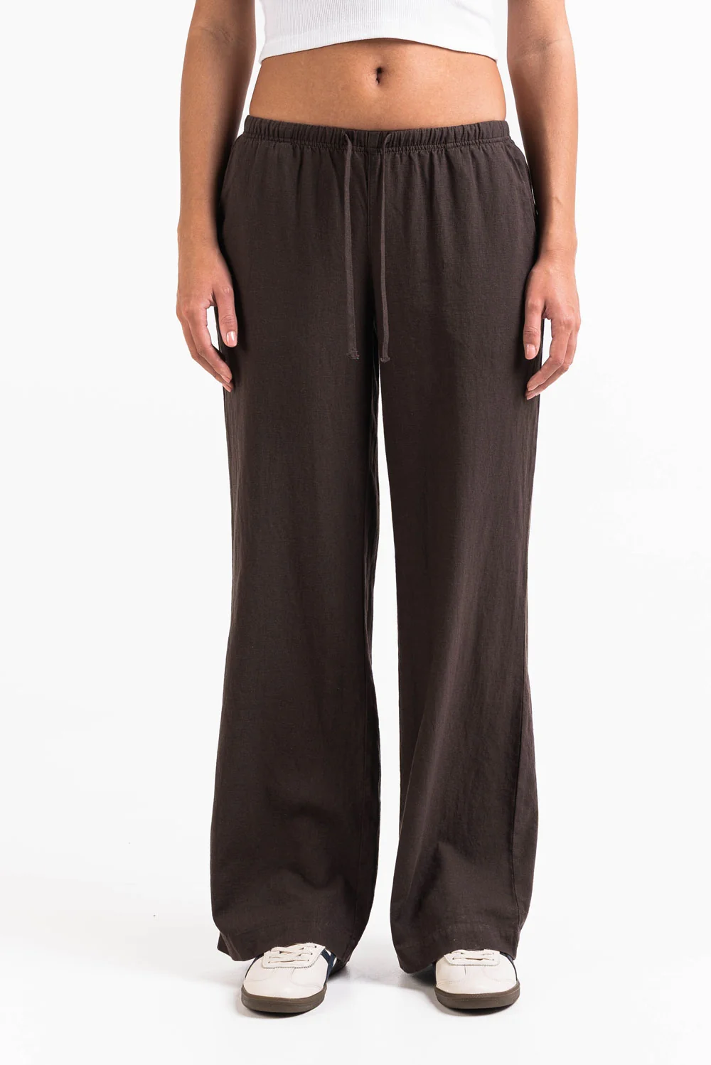 Mel 04Low Raka Linnebyxor - Brown