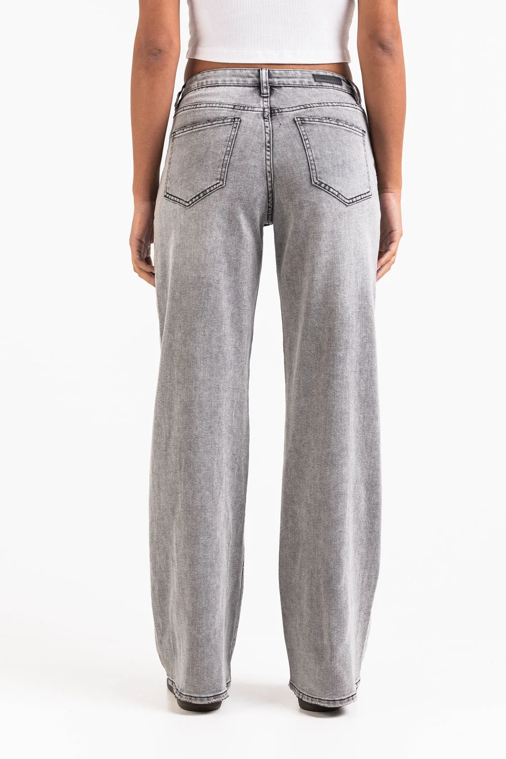 Mikka 03Mid Vida Jeans LightWeight - Acid Grey - Image 6