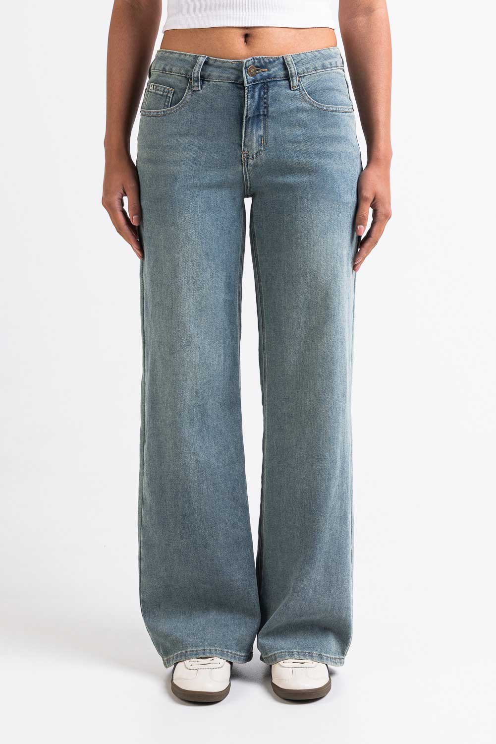 Mikka 03Mid Vida Jeans LightWeight - Antique Blue
