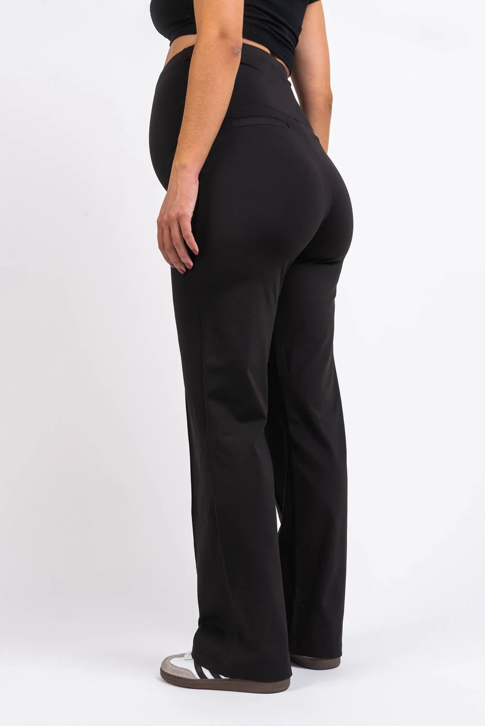 Pixie 01 ActiveFlex Raka Gravidbyxor - Black - Image 3