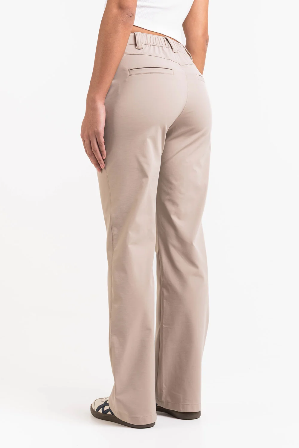Sierra 01Mid GoUrban Bootcut Byxor - Beige - Image 6