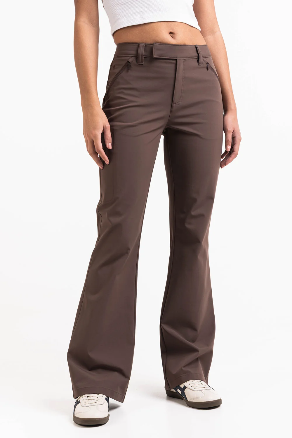 Sierra 01Mid GoUrban Bootcut Byxor - Mocca - Image 5