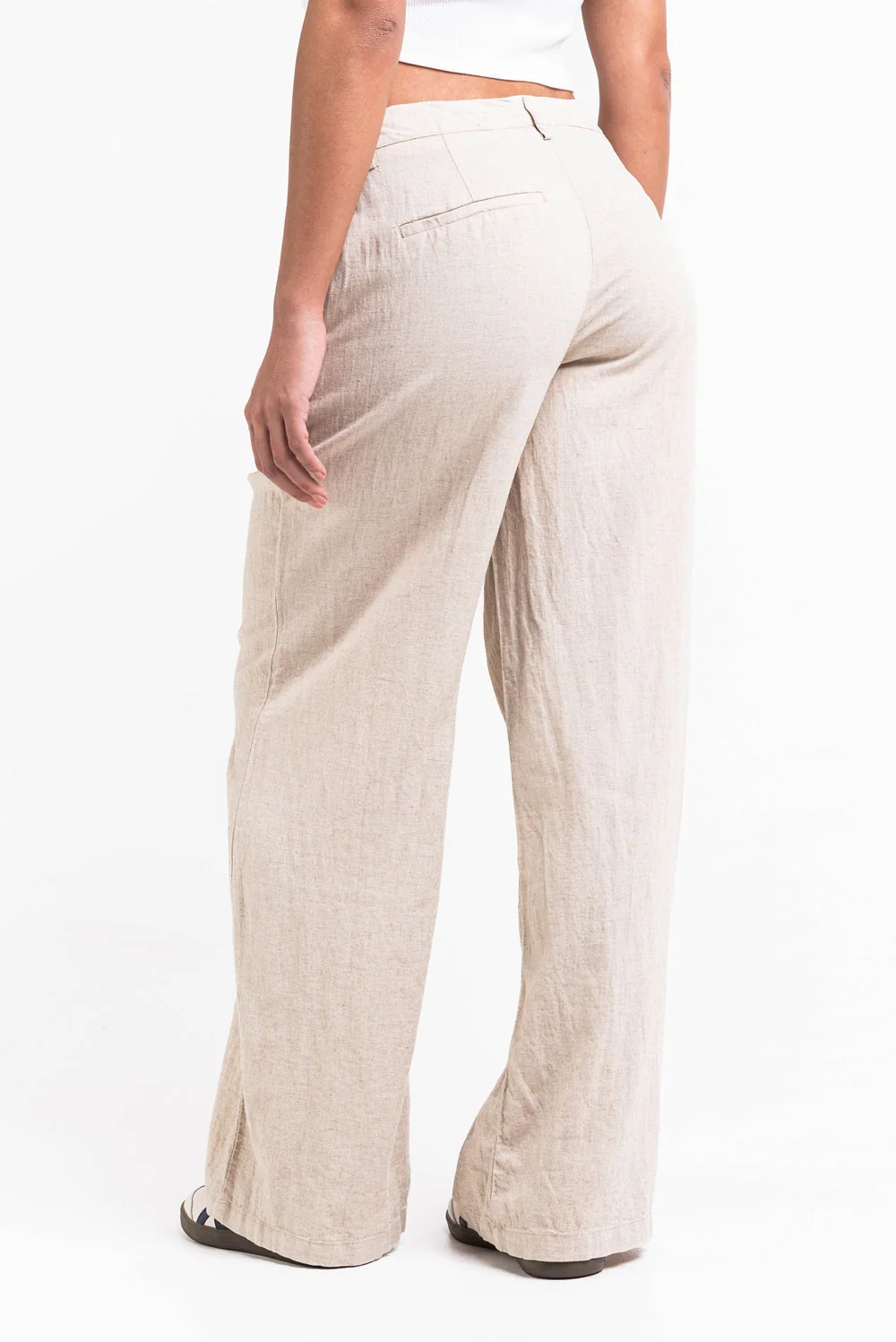 Thilde 02Mid Vida Linnebyxor - Beige - Image 8